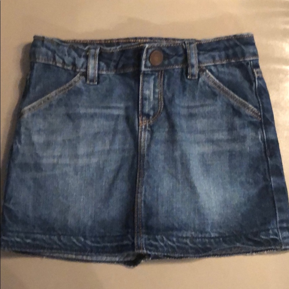 Girls Baby Gap mini denim skirt good condition